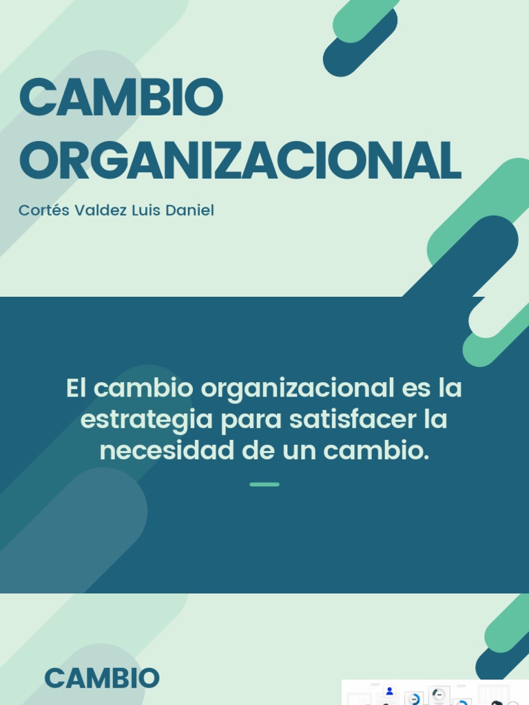 Estrategias de Cambio Organizacional | PDF | Crecimiento personal y ...