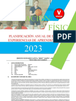 III Plan Anual 2023 V Ciclo Asuncion