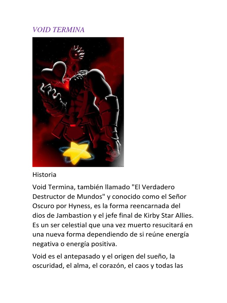 Void Termina | PDF