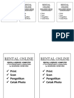 amplop Rental Online
