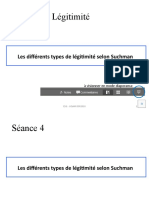 S.4 Types de Légitimité (Suchman)