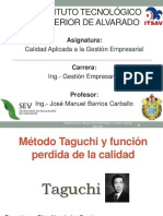 PDF Metodo Taguchi y Funcion Perdida de La Calidad - Compress