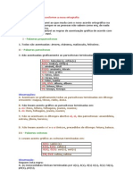 Acentuação Gráfica SEGUNDO NOVO ACORDO ORTOGRÁFICO