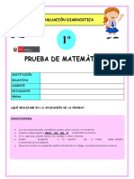 1º Evaluación Matemàticas