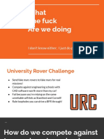 University Rover Challenge