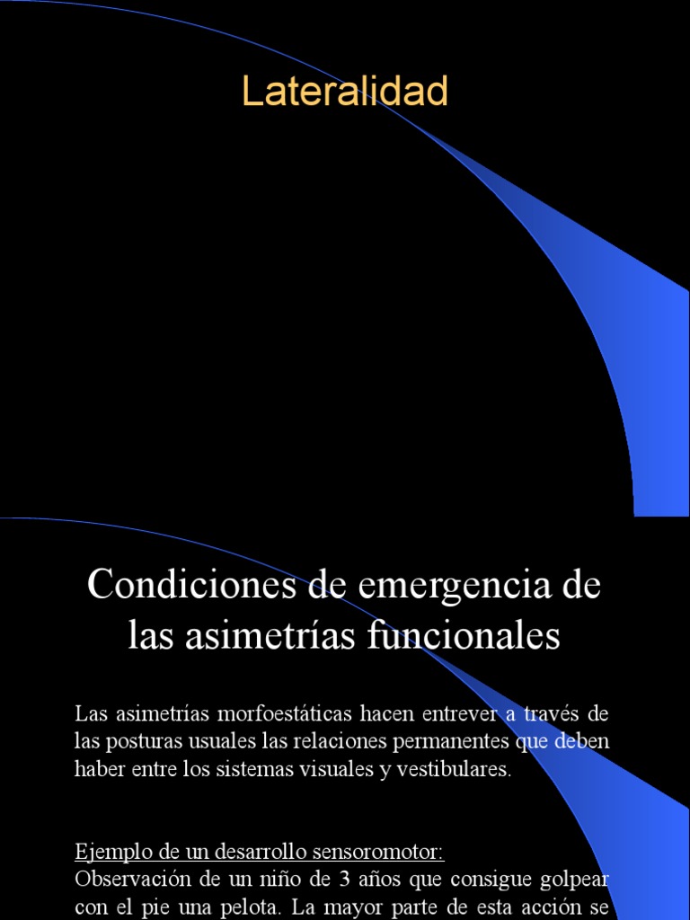 Lateralidad y su impacto en la visión | PDF | Percepción visual | Ojo