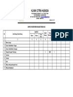 Kartu Inventaris Ruang Pojok Asi