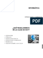 Informática: Operaciones Combinadas SE 6,21 12