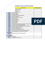 Calendario Cívico Escolar 2023