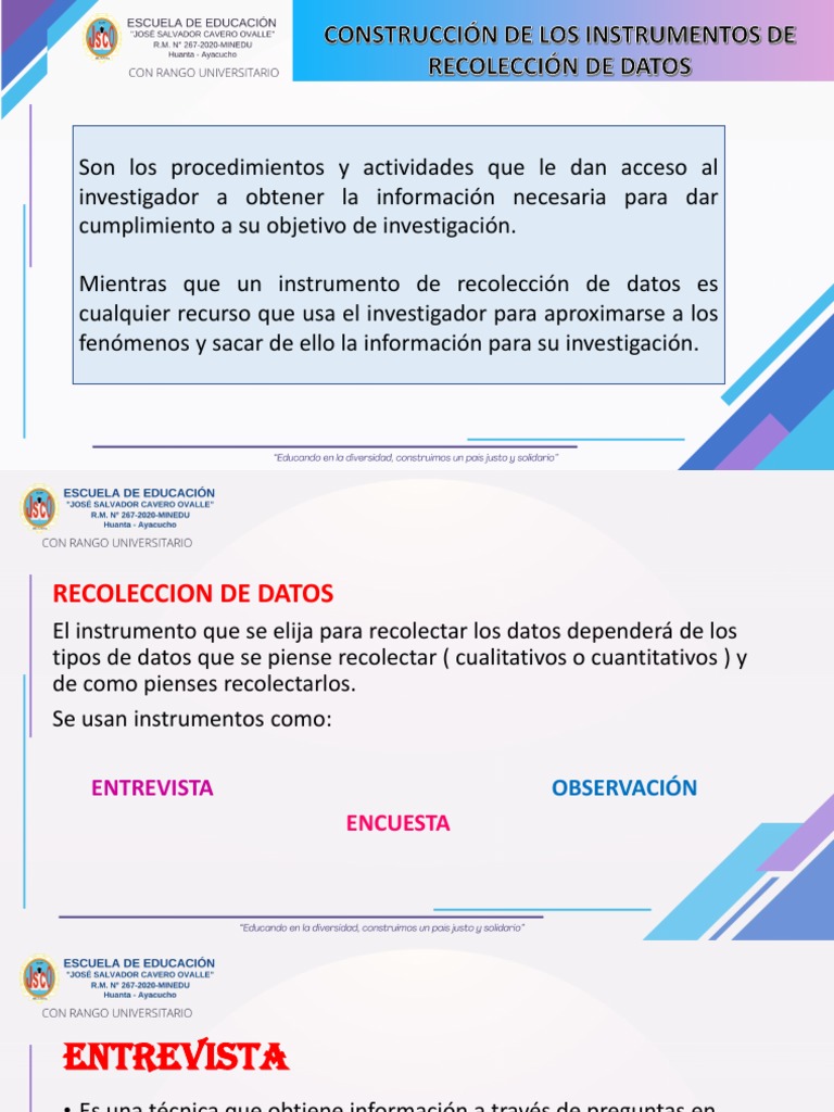 Tecnicas de Recoleccion de Datos para Realizar Practica e Investigacion ...