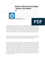 Cómo Podemos Utilizar La Tecnología para Hacer Frente A Los Delitos Financieros