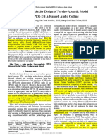 A Low Complexity Design of Psycho-Acoustic Model For MPEG-2 - 4 Advanced Audio Coding