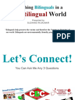 Teaching Bilinguals in A Multilingual World