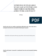 Tugas S3 STRENGTHENING SUSTAINABLE SMALL-SCALE AQUACULTURE AND FISHERIES THROUGH PROPER