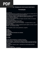 Normas ABNT para Trabalhos Escolares | PDF | Caixa alta e caixa baixa