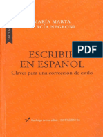 Garcia Negroni Escribir en Español Páginas 1 3,58 169