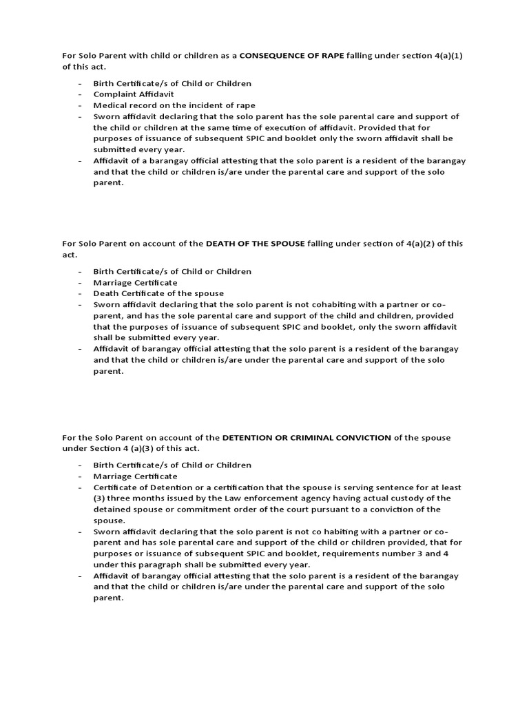 Solo parent guide download free pdf birth certificate annulment