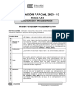 Formato Proyecto Ensayo Argumentativo 2023.-1