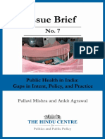 Issue Brief On The Health Infrastructure in India