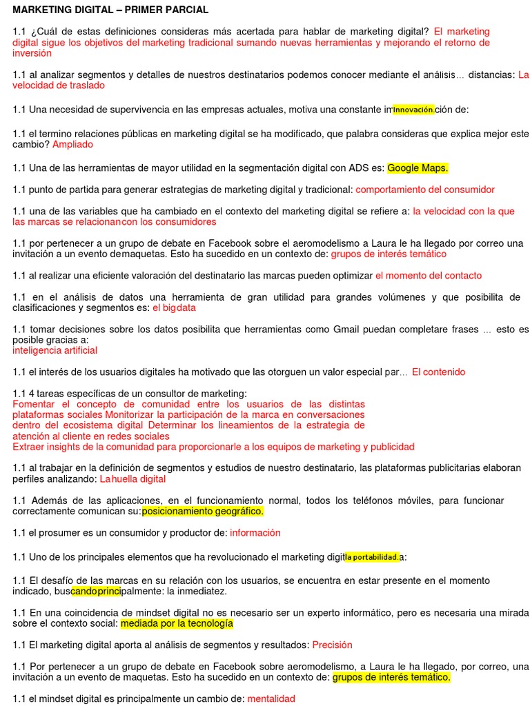 Fundamentos del Marketing Digital | PDF | Marketing | Publicidad online