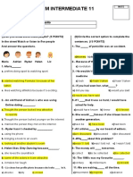 FINAL EXAM INTERMEDIATE 11 (Adriano Merino)