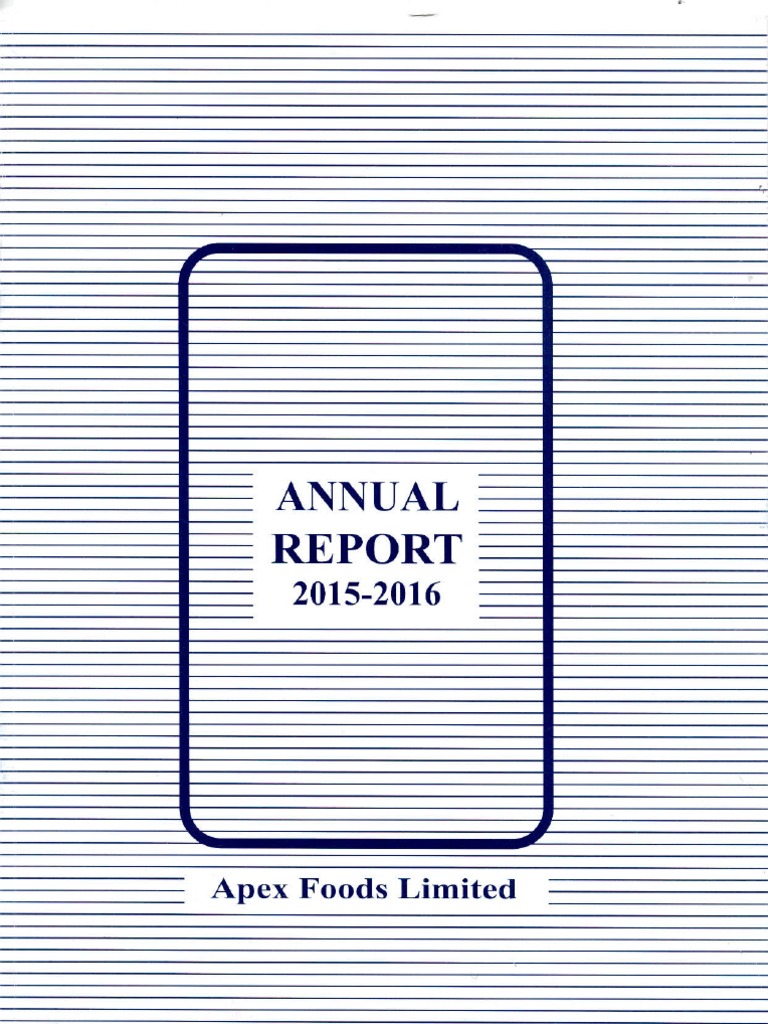 Apex Foods 20152016 PDF