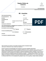 M2 - Asamblea: Registro Público de Comercio