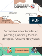 Entrevistas Estructuradas en Psicologia Juridica y Forense, Principios, Fundamentos y Fases
