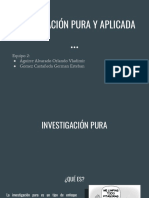 Investigación Pura y Aplicada