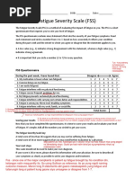 Brief Fatigue Inventory | PDF | Fatigue (Medical) | Neuroscience