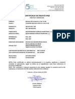 Certificate IP68 - MCL 360