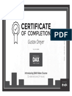 Certificado SQLBI DAX