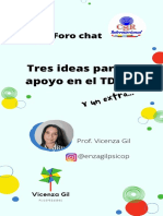 Tres Ideas de Apoyo en El TDAH