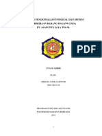 Analisis Pengendalian Internal Dan Sistem Persediaan Barang Dagang Pada PT. Asaputex Jaya Tegal
