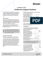 Ancon MDC Masonry Support Systems