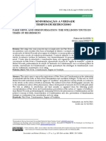 Fake News e Desinformação - A Verdade Natimorta em Tempos de Retrocesso