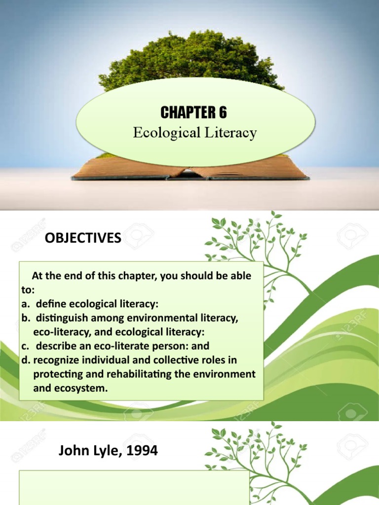 ecological literacy essay