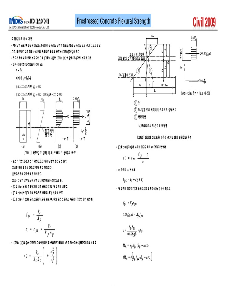Prestressed Concrete Flexural Strength | PDF
