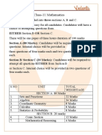 ISC Class 11 Mathematics Syllabus - Free PDF Download