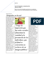 Guía de Lenguaje Columna de Opinion