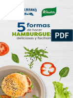 Recetario Hamburguesas Mayo