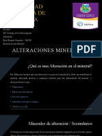 Alteraciones Minerales