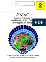 Sining2 - q4 - CLAS1 - Malikhaing Sining Taka Saranggola at Banca - v1 Eva Joyce Presto