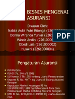 Asuransi Hukum Bisnis 1