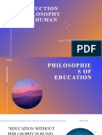 Philosophies of Eduction