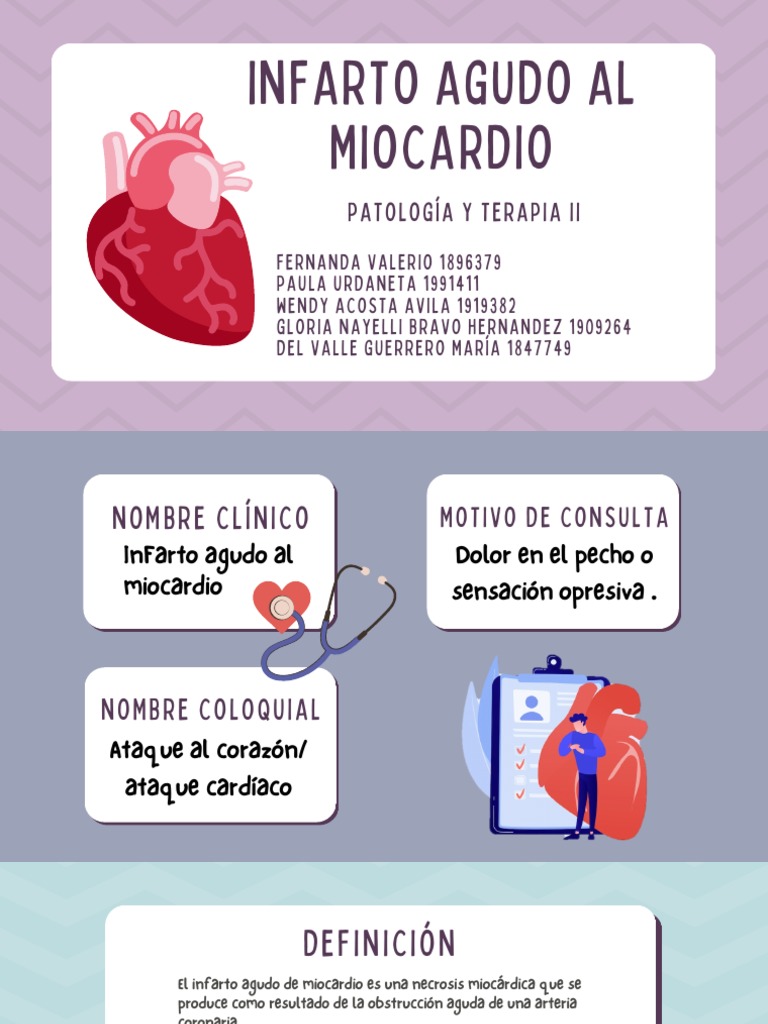 EQ2-Infarto Agudo Al Miocardio | PDF | Infarto de miocardio | Isquemia