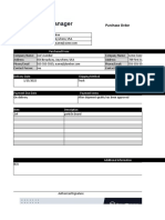 Free Purchase Order Template ProjectManager ND23