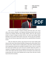 Pandemi Terhadap Politik Dan Ekonomi Indonesia