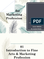 Introduction To Fine Arts Marketing Profession