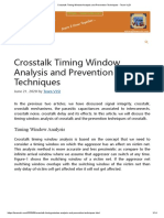 Crosstalk Timing Window Analysis and Prevention Techniques - Team VLSI